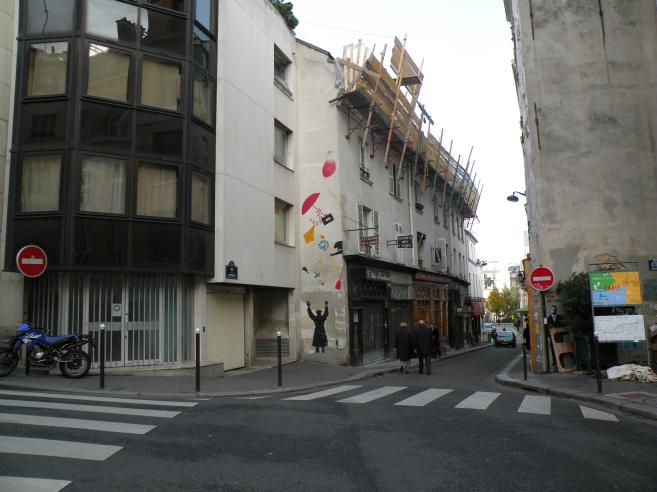  rénovation d'immeubles, rue de l'Arbalète